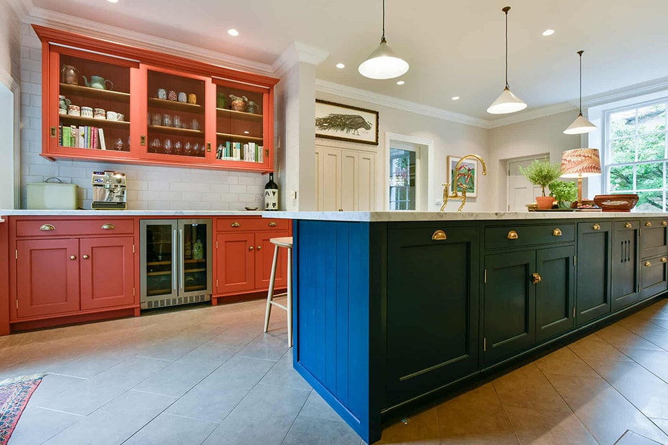 A Pop of Colour Kitchen