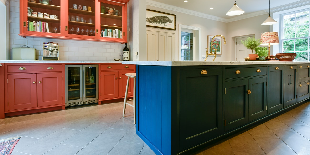 A pop of colour header