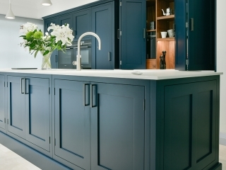 6. Breakfast Cupboard with Integrated Siemens Coffee Machine Walnut Interior II 6. Breakfast Cupboard with Integrated Siemens Coffee Machine Walnut Interior II